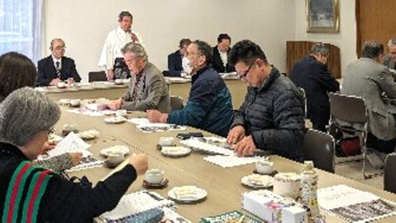 東照宮の豆まきの反省会